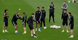 Real Madrid exuding confidence. 